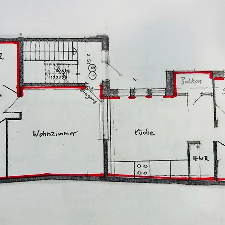 Fewo1846 - Atrium - Luxurioese Mit 3 Schlafzimmern Und Balkon Im Stadtzentrum * Flensburg